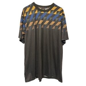 Men's LRG Lifted Research Group Black Pattern Casual Shirt Size 2XL NWT #4270